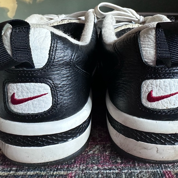 Vintage Nike Air Black White Red Skater Tennis Shoes men’s size 12 - Picture 7 of 16